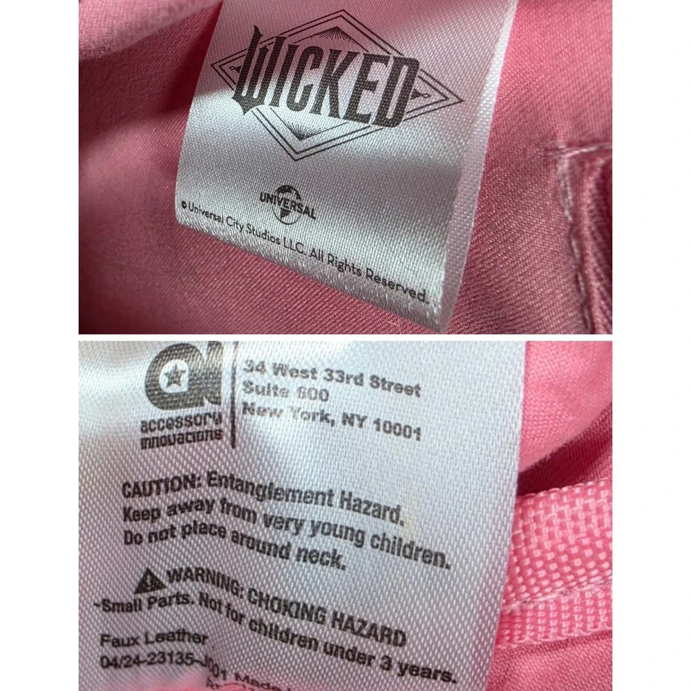 Wicked Glinda So Popular Mini Backpack Iridescent Pink Faux Leather Universal